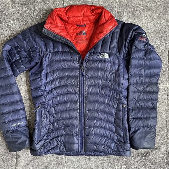 Women's The North Face Summit Series 800 Down Fill Pro Purple Puffer Jacket Sz S - Picture 1 of 5